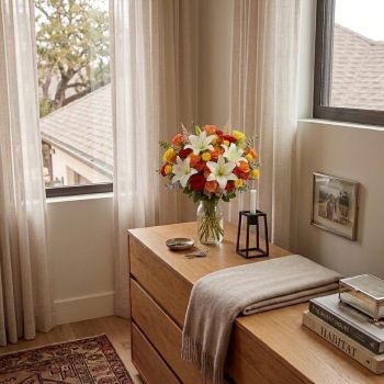 Lirios que encatarán a mamá lirios-jarron-cristal-dormitorio2-350x350