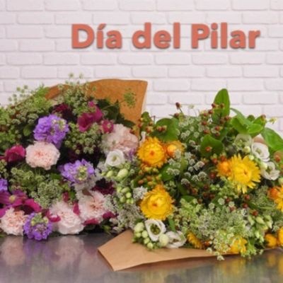 Celebrar el día del Pilar con flores y tradición