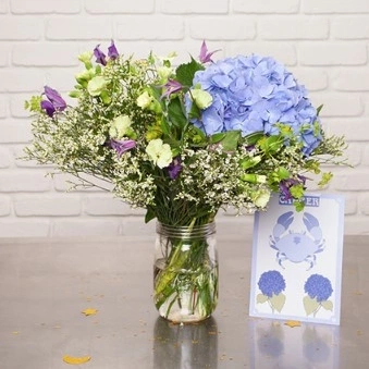 Las flores y el signo astrológico de Cáncer.